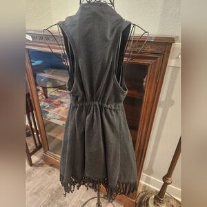 Wet Seal Charcoal Backless Dress